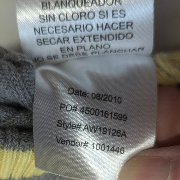 NWT LEI Size Junior XL Gray/Yellow Turtleneck Sweater - Picture 12 of 14